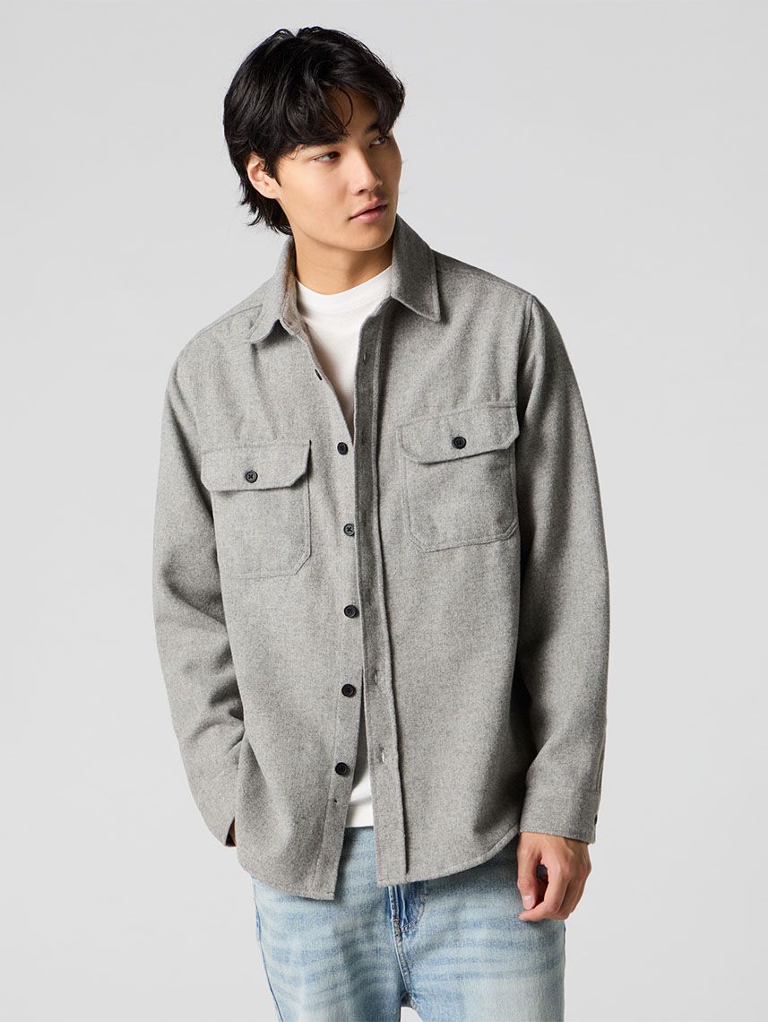 חולצת פלנל מכופתרת