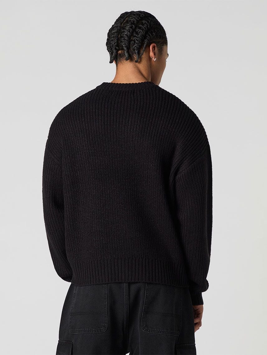 סוודר עם רקמה LA