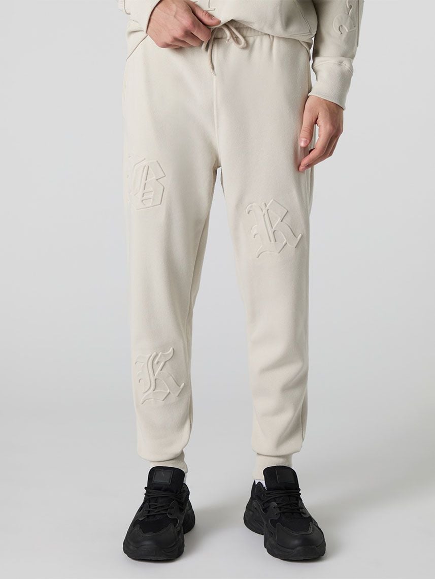 מכנסי פוטר עם רקמה