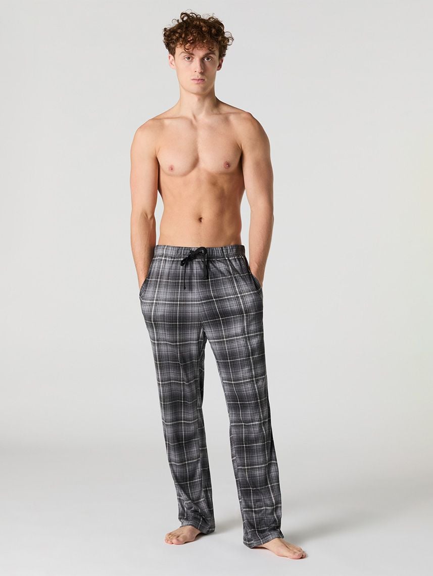 מכנסי פיג’מה משובצים