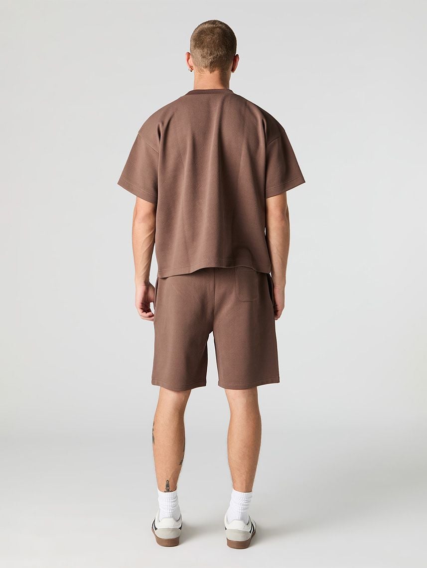 מכנסי טקסטורה קצרים