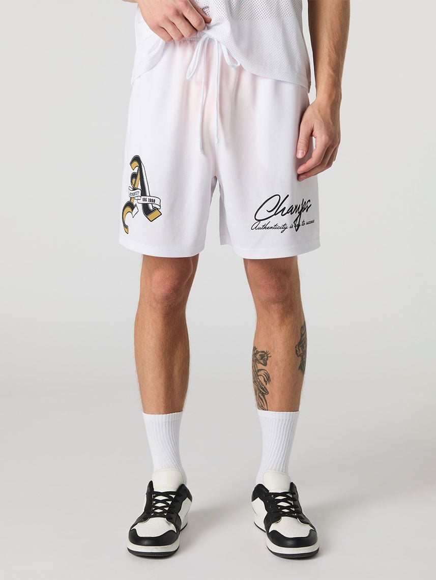 מכנסי רשת קצרים