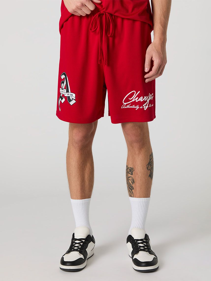 מכנסי רשת קצרים