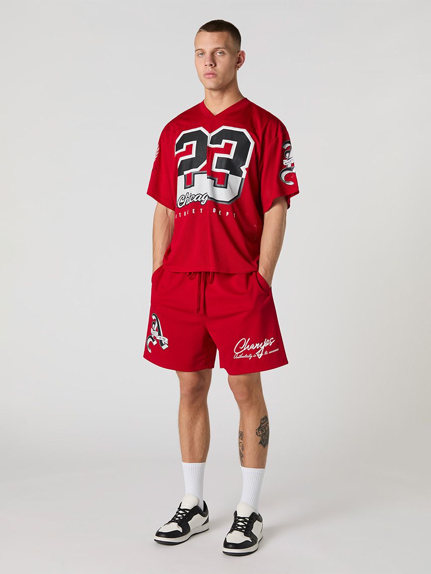 מכנסי רשת קצרים