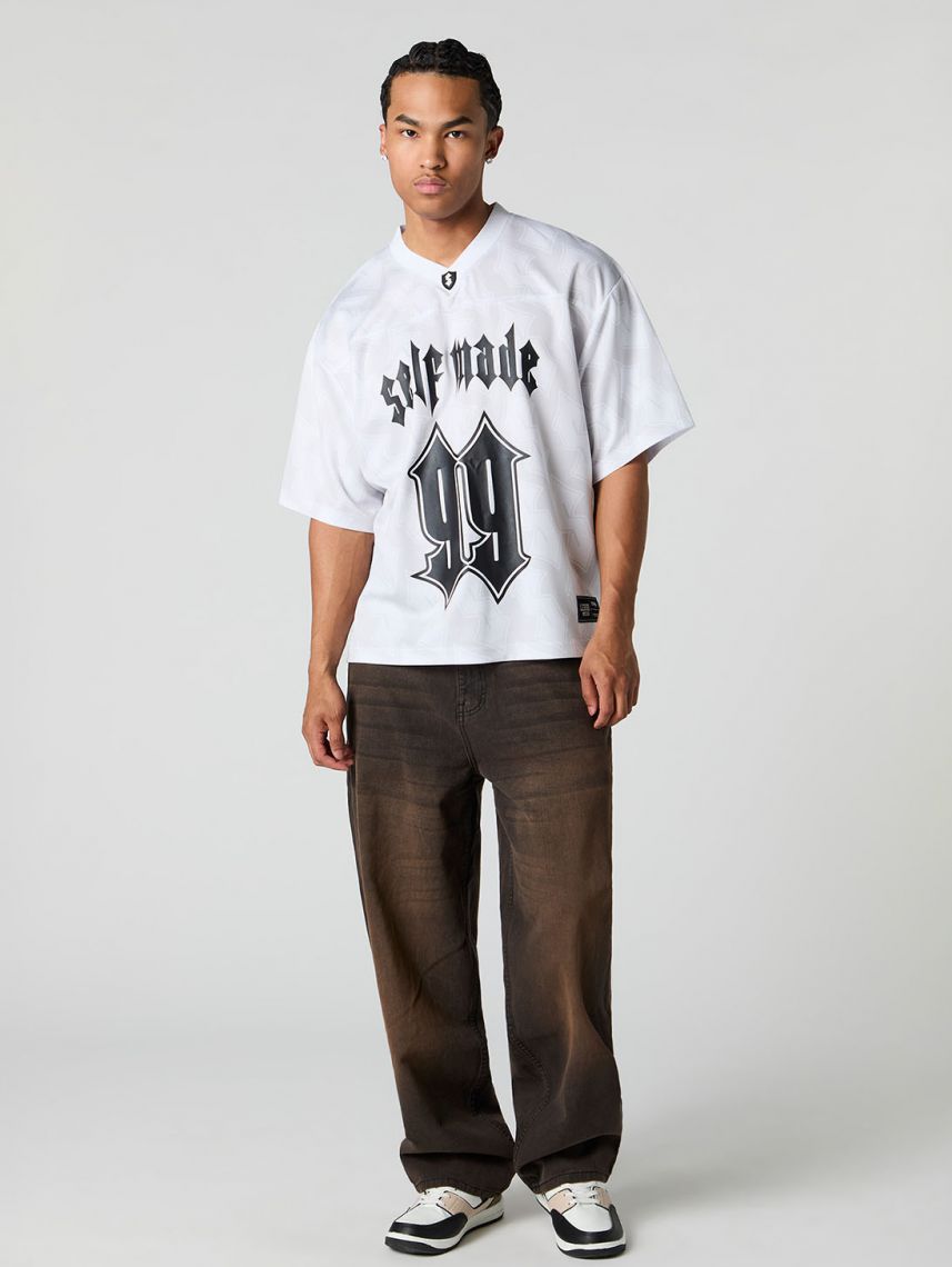 מכנסי ג’ינס ארוכים WIDE LEG