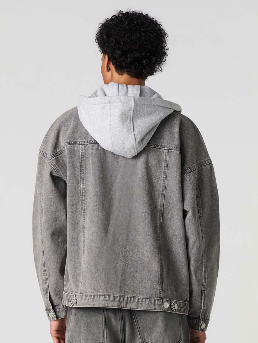 ג’קט ג’ינס משולב