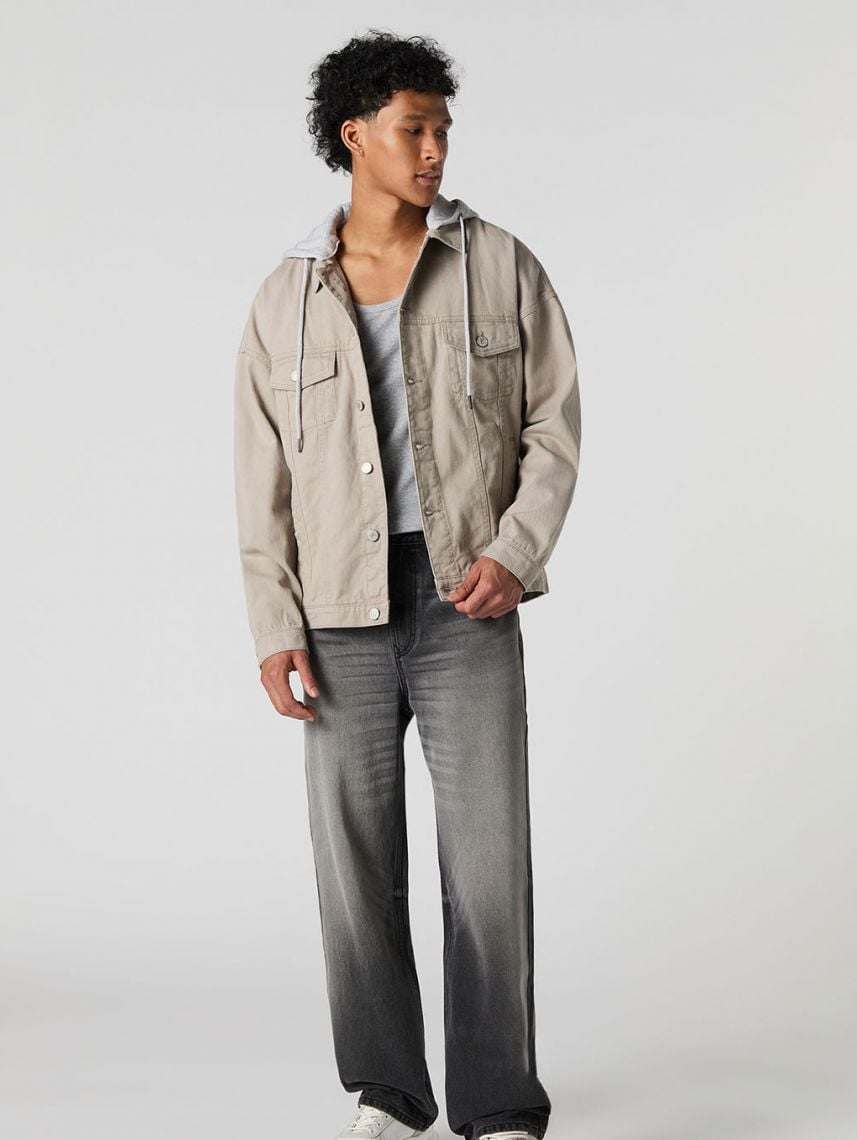 ג’קט ג’ינס משולב