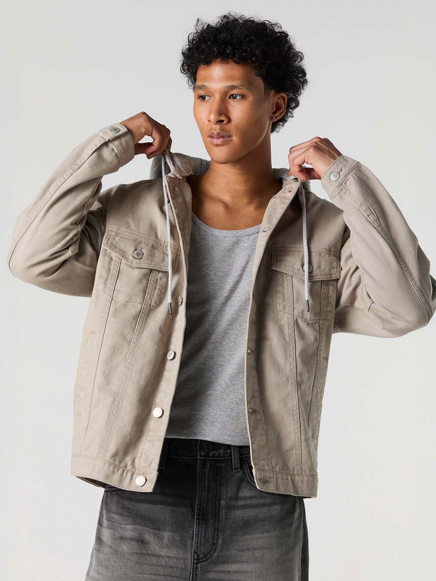 ג’קט ג’ינס משולב