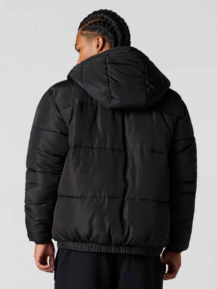 מעיל פוך עם כובע