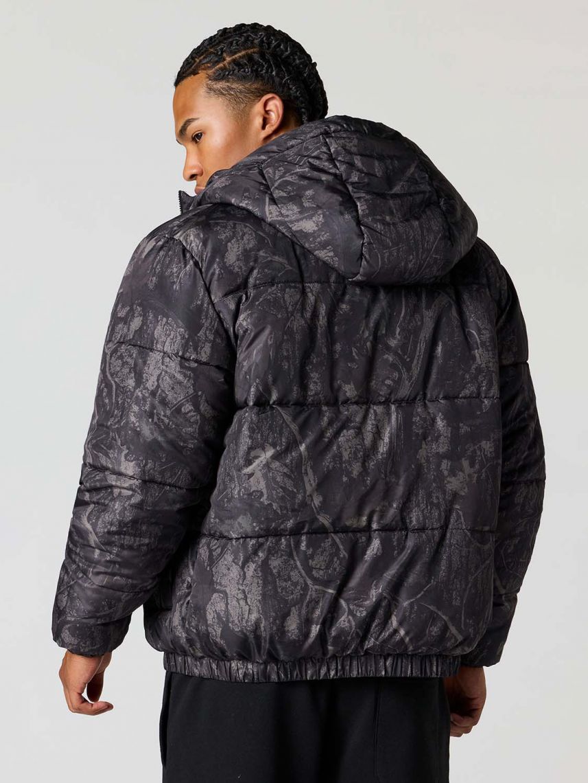 מעיל פוך עם כובע