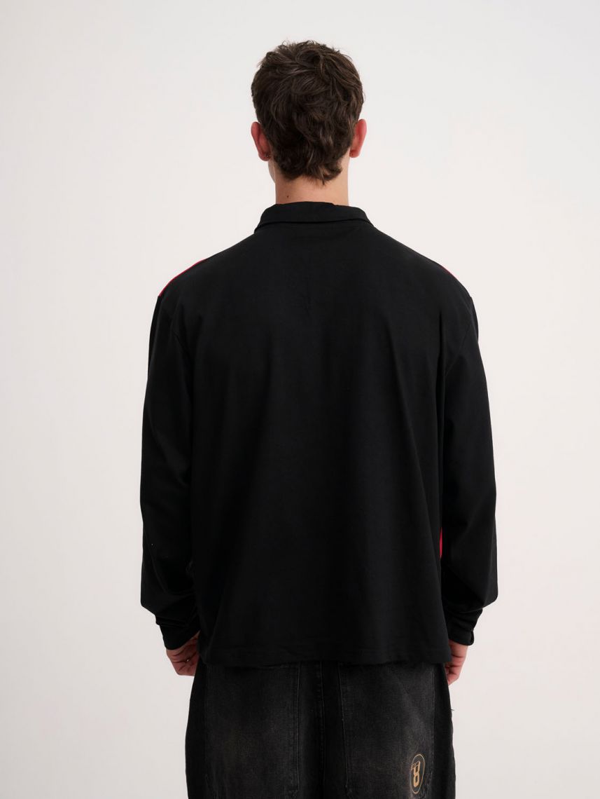 חולצת פולו ספורטיבית ארוכה