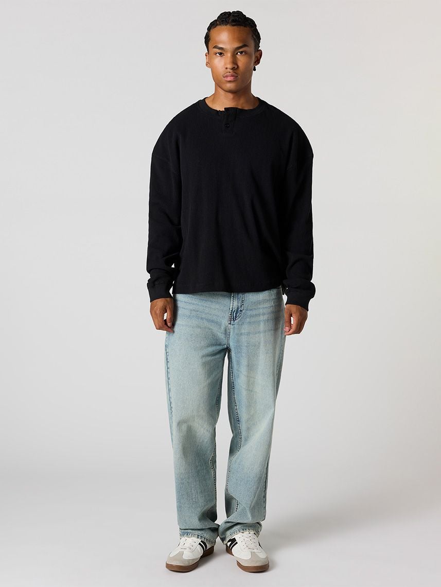 סריג בוקסי עם כפורים