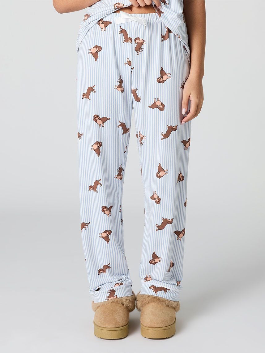 סט פיג’מה מכופתרת