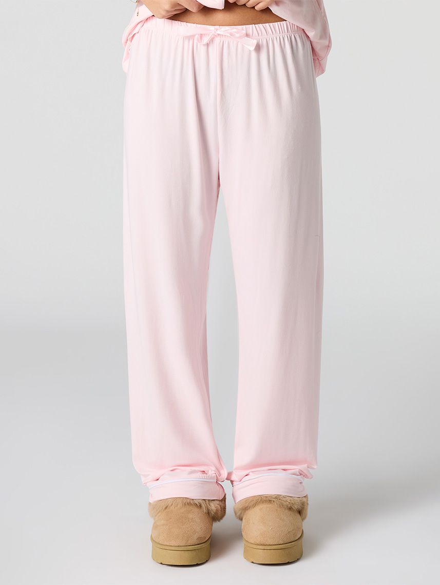 סט פיג’מה מכופתרת