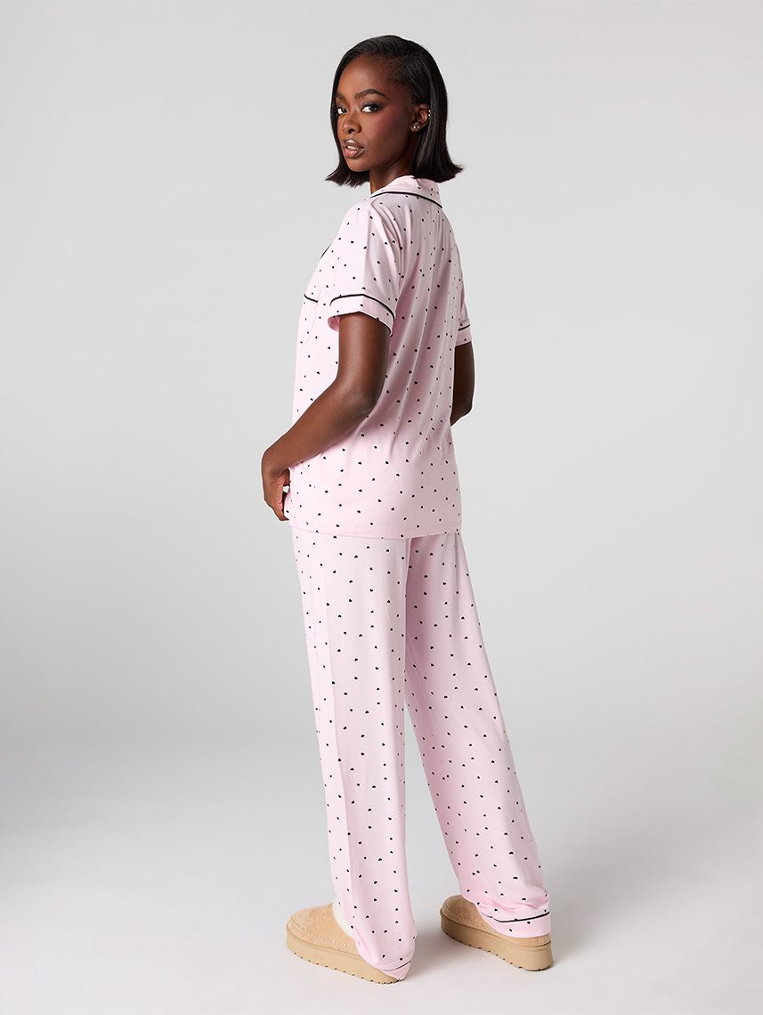 סט פיג’מה מכופתרת