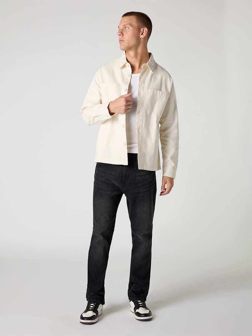 חולצה מכופתרת ארוכה