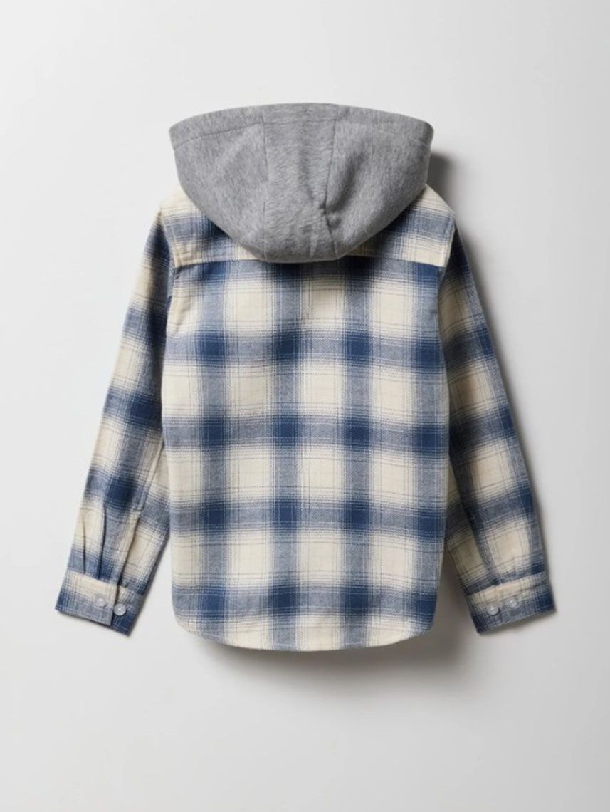 חולצת פלנל מכופתרת