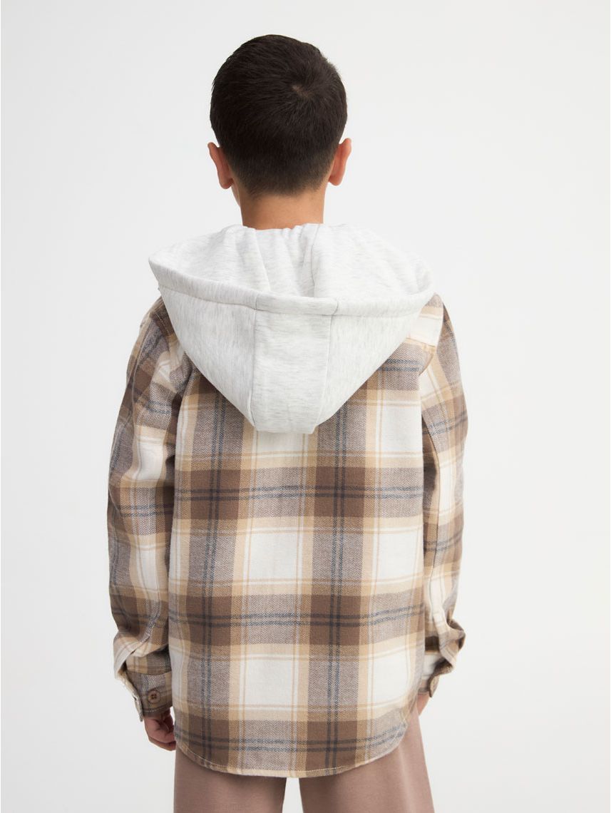 חולצת פלנל משובצת