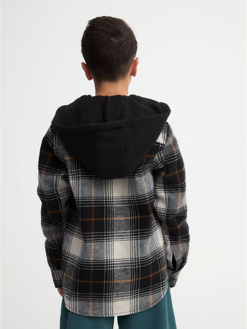 חולצת פלנל משובצת