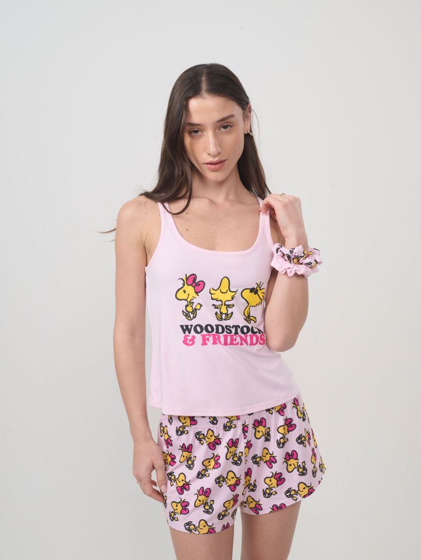 סט פיג’מה קצרה | Snoopy