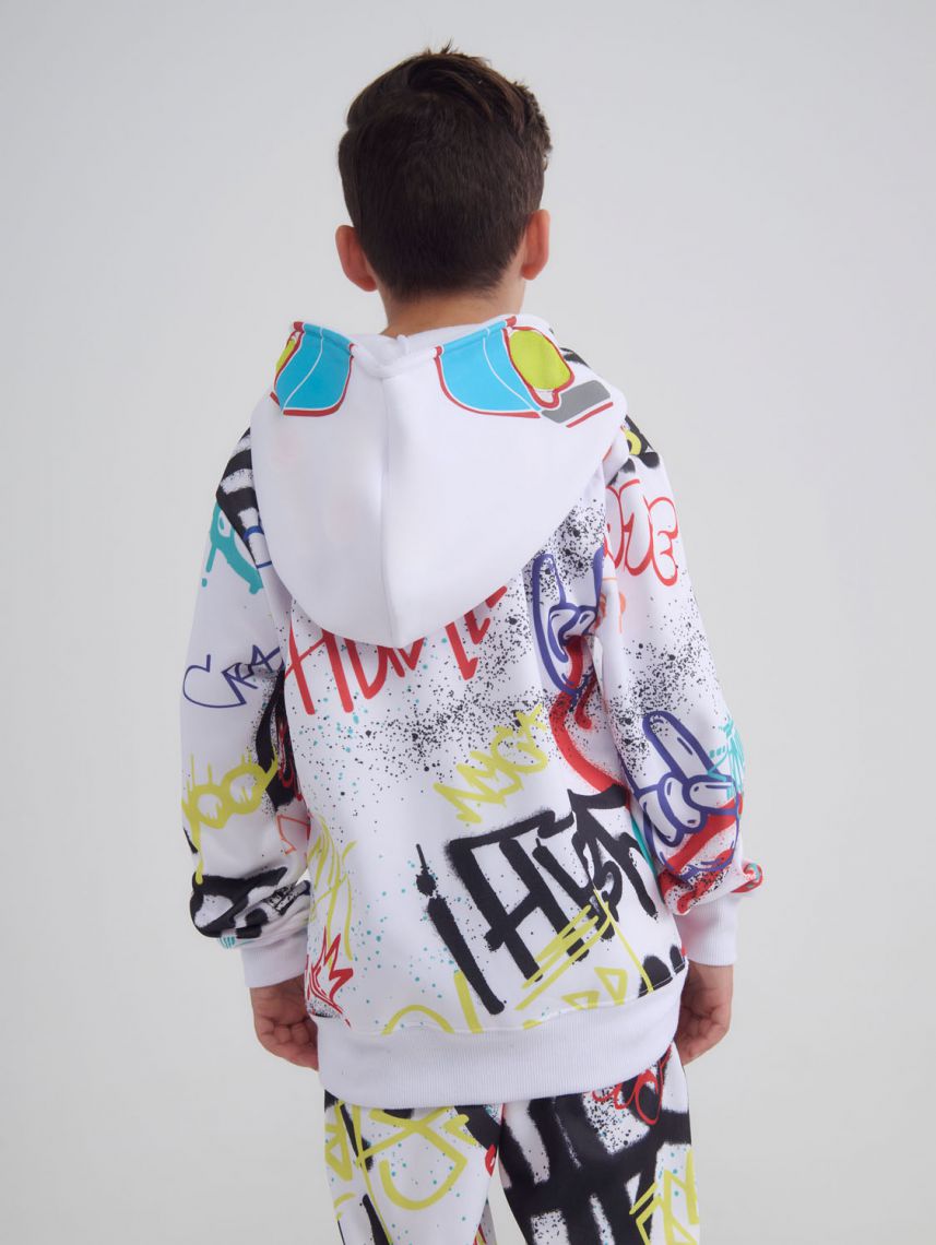 קפוצ’ון גרפיטי מסיכה