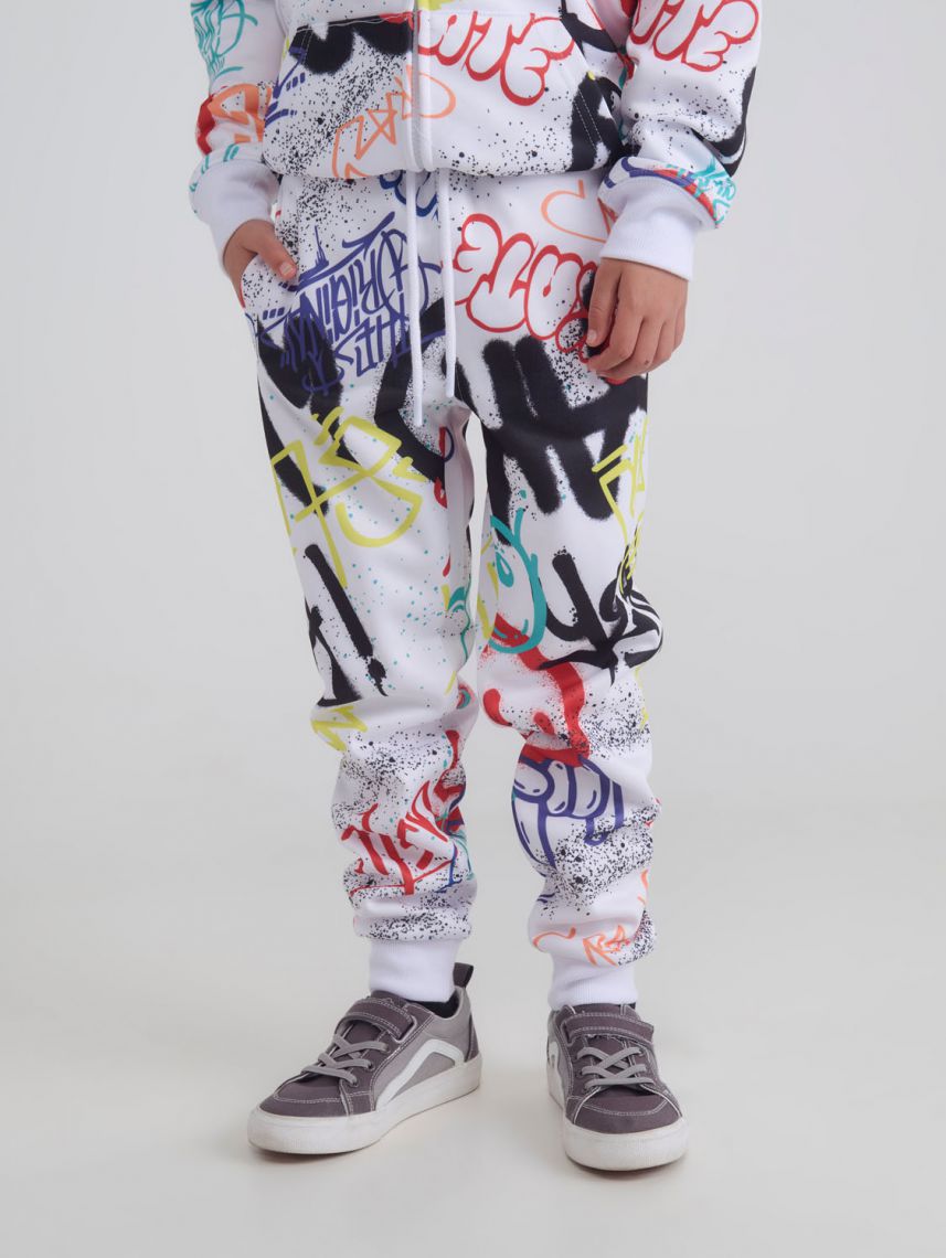 מכנסי JOGGER גרפיטי