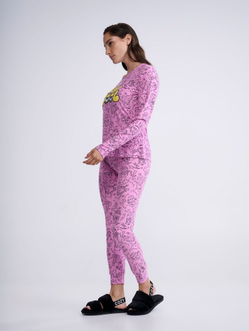 סט פיג’מה ארוכה | Minions