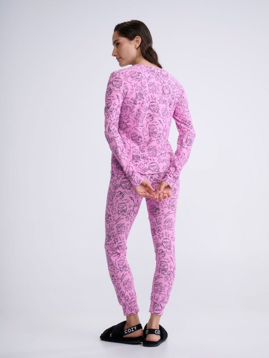 סט פיג’מה ארוכה | Minions