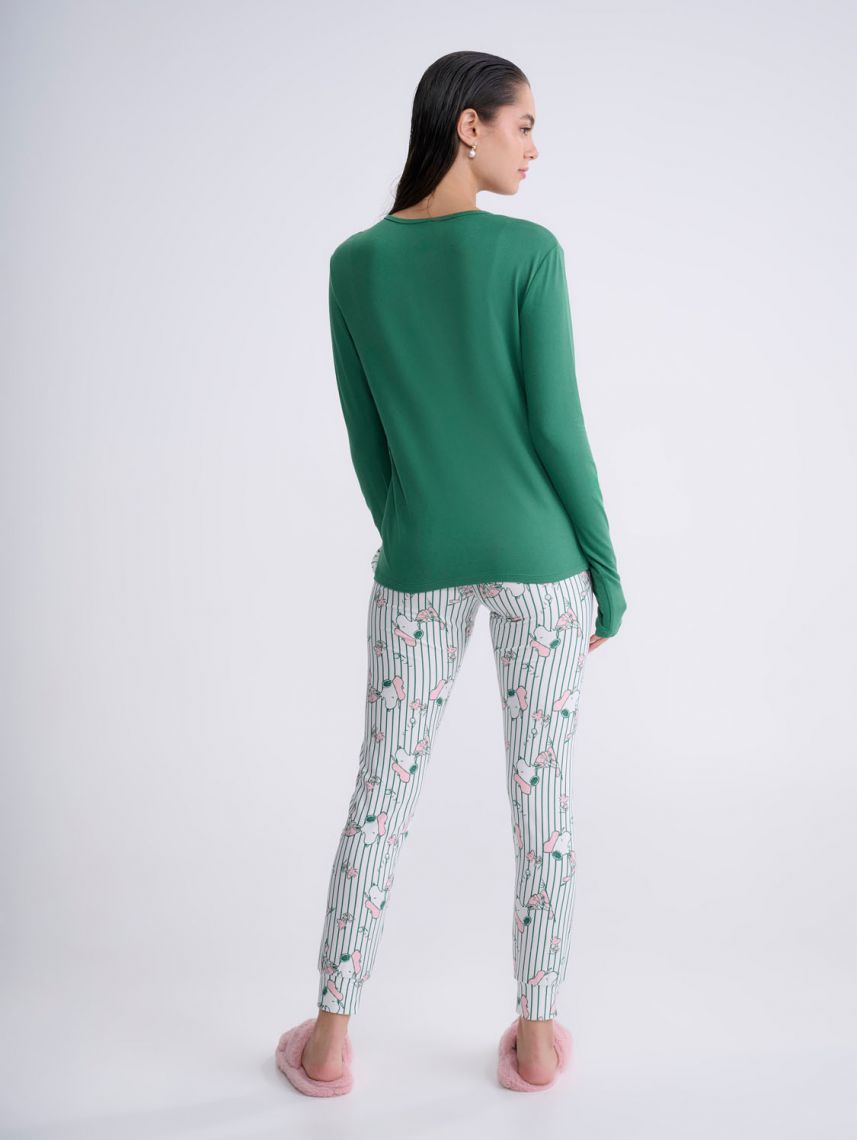 סט פיג’מה ארוכה | Snoopy