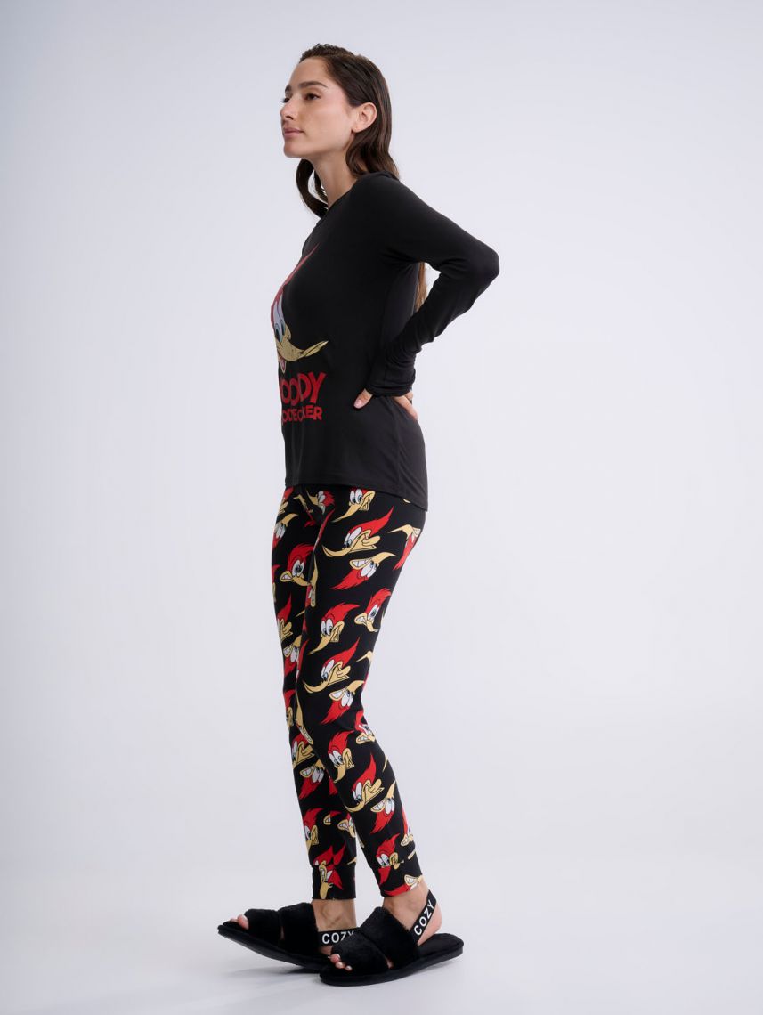 סט פיג’מה ארוכה | Woody Woodpecker