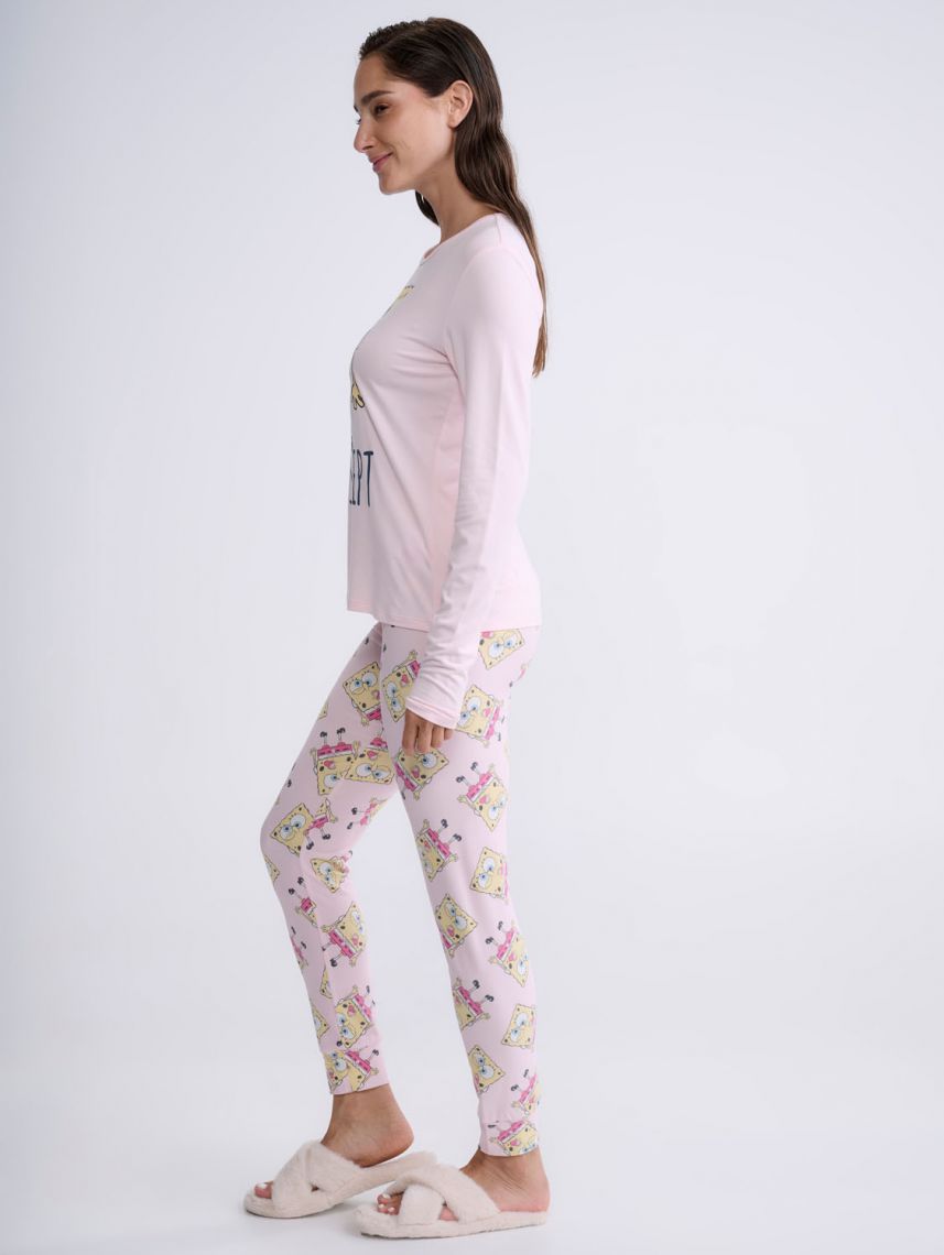 סט פיג’מה ארוכה | SpongeBob