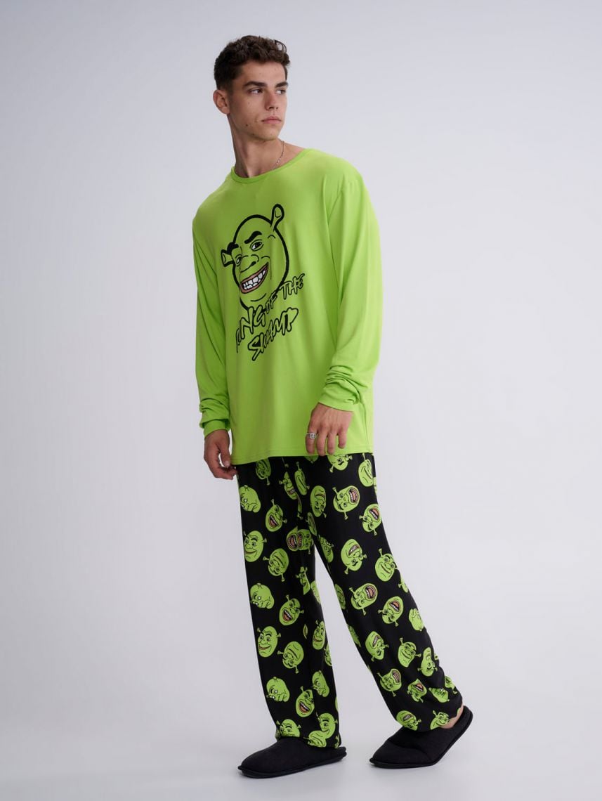 סט פיג’מה ארוכה | SHREK