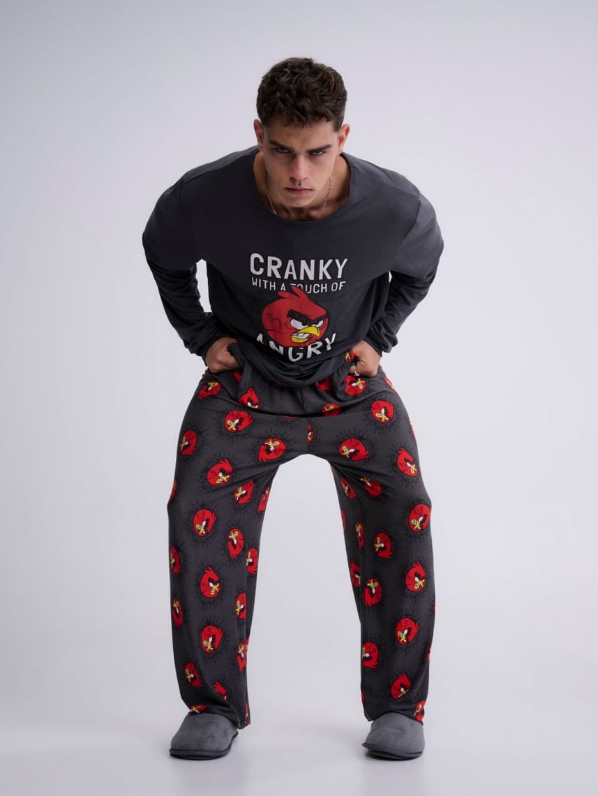 סט פיג’מה ארוכה | Angry Birds