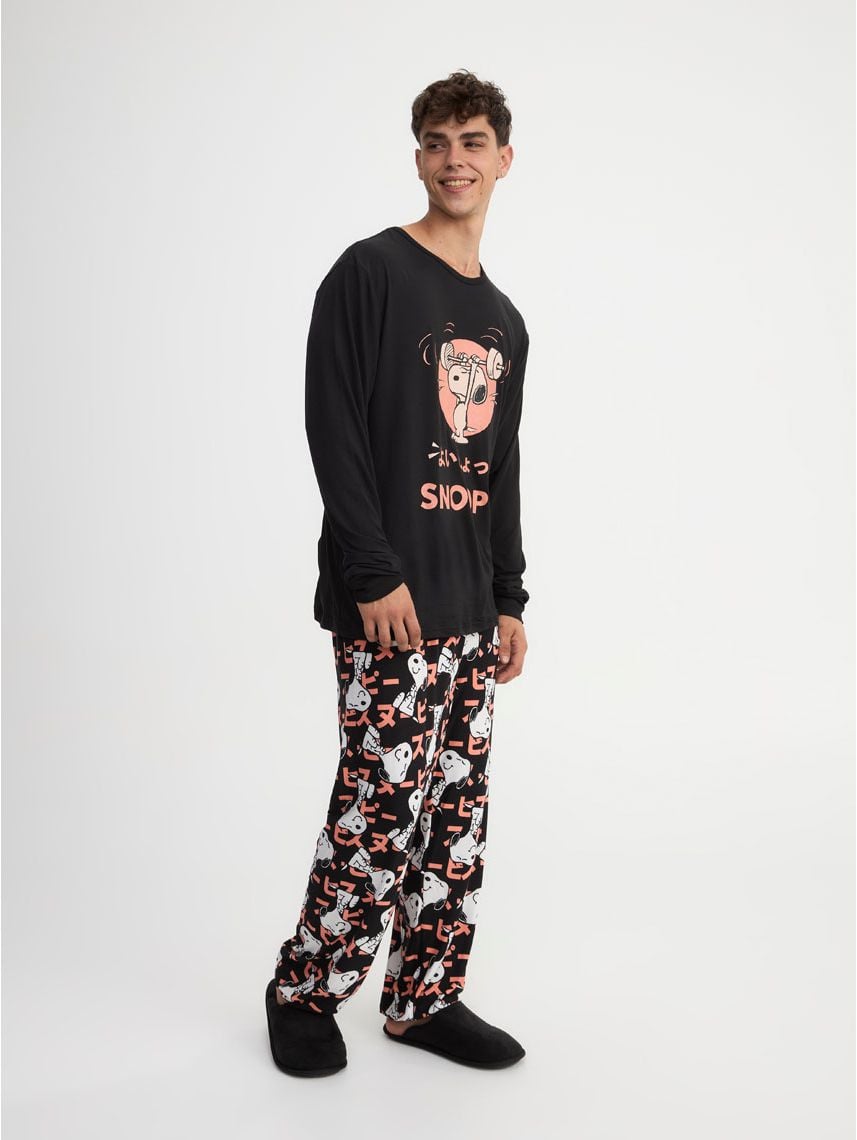 סט פיג’מה ארוכה | Snoopy