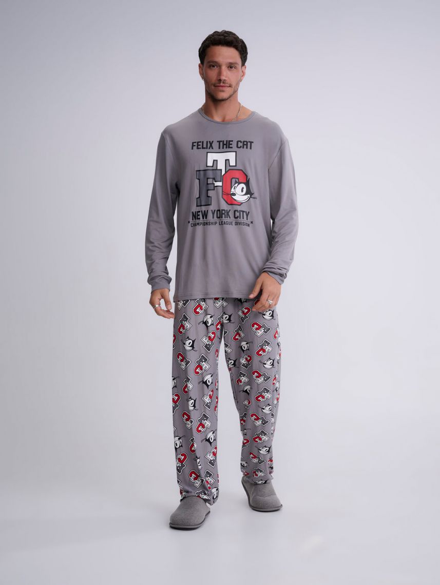 סט פיג’מה ארוכה | FELIX