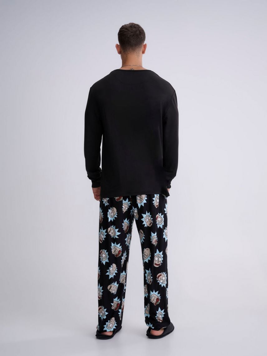 סט פיג’מה ארוכה | Rick And Morty