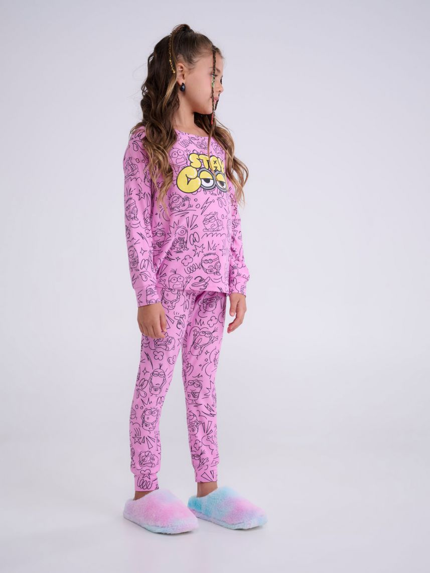 סט פיג’מה ארוכה | Minions