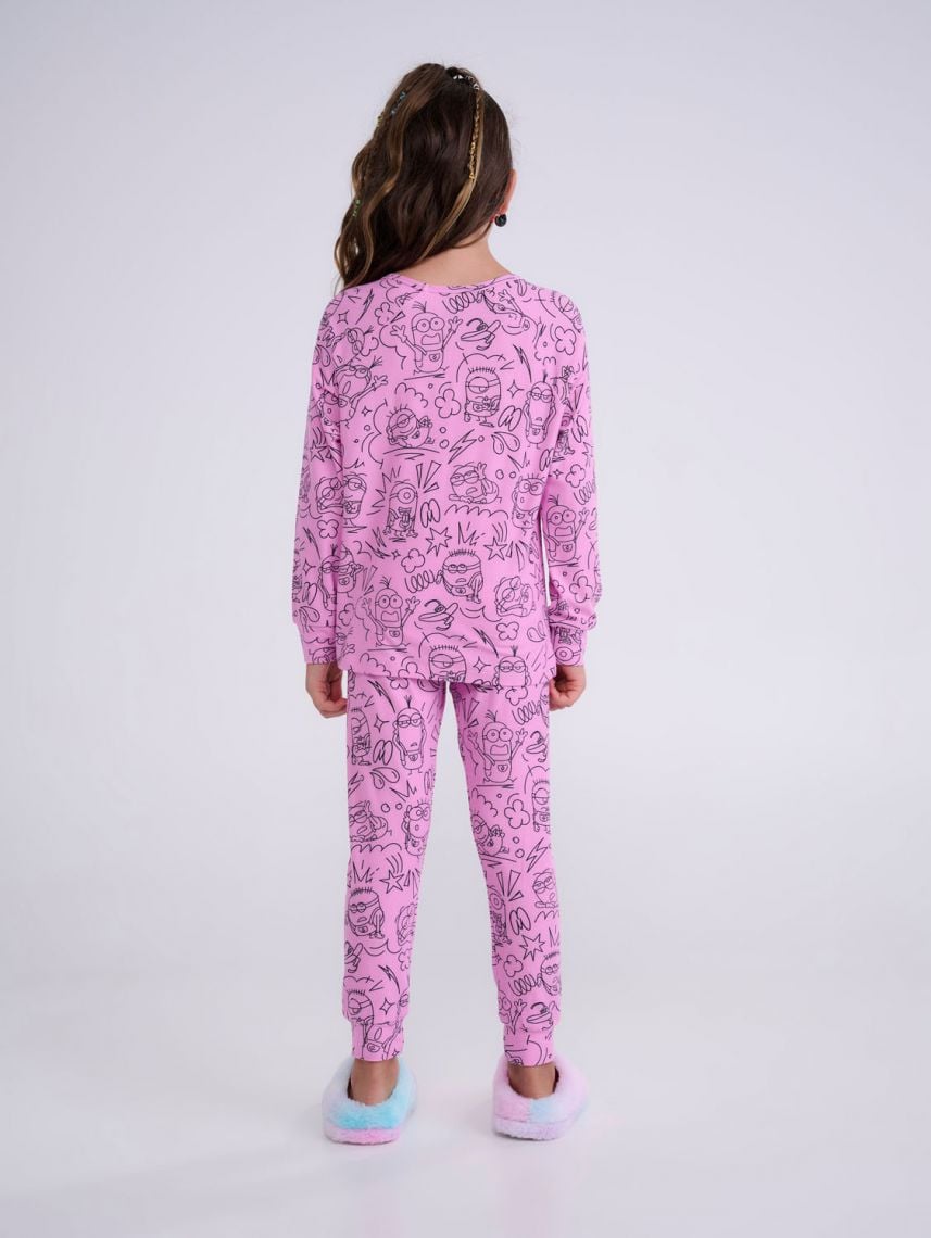 סט פיג’מה ארוכה | Minions