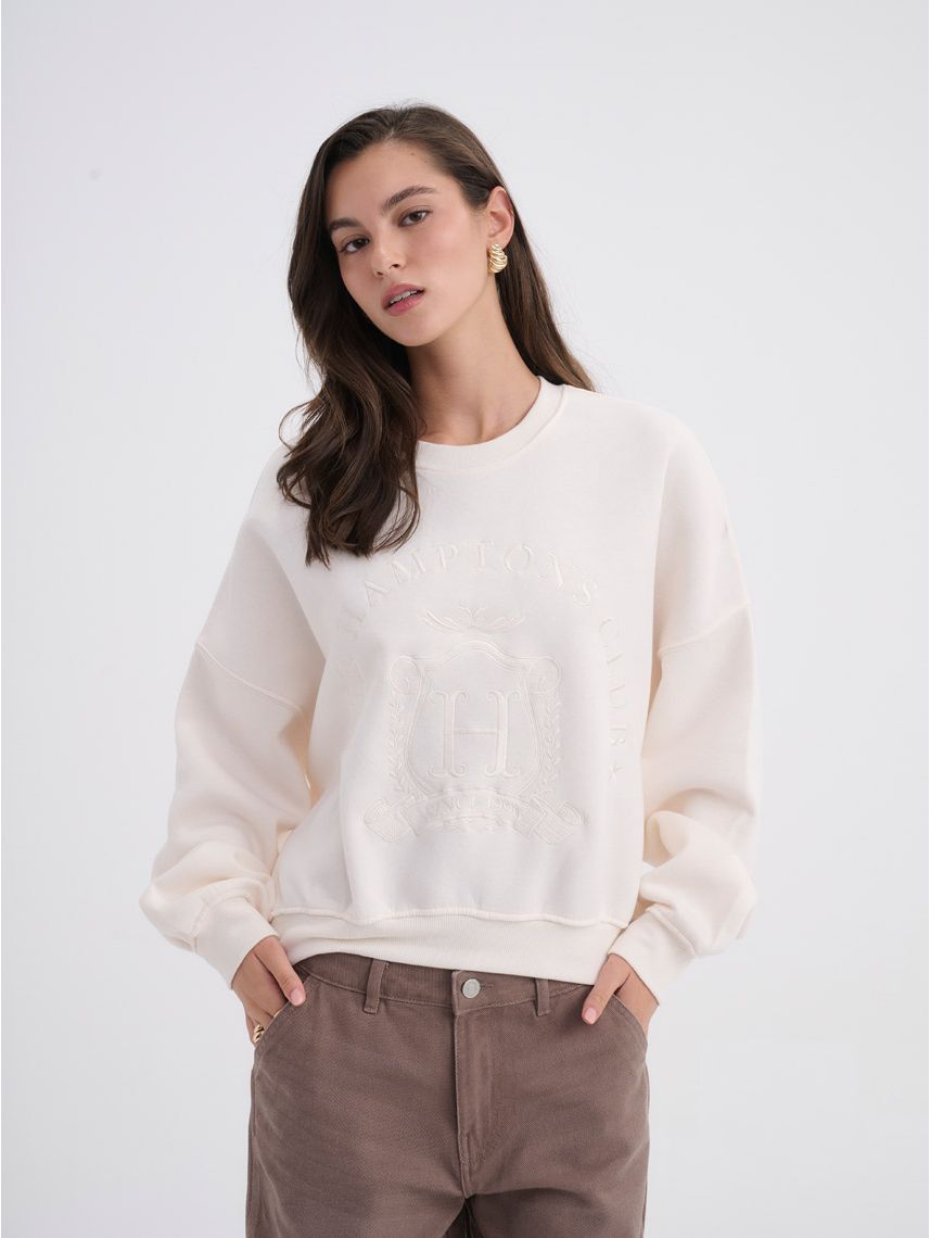 סווטישירט עם רקמה