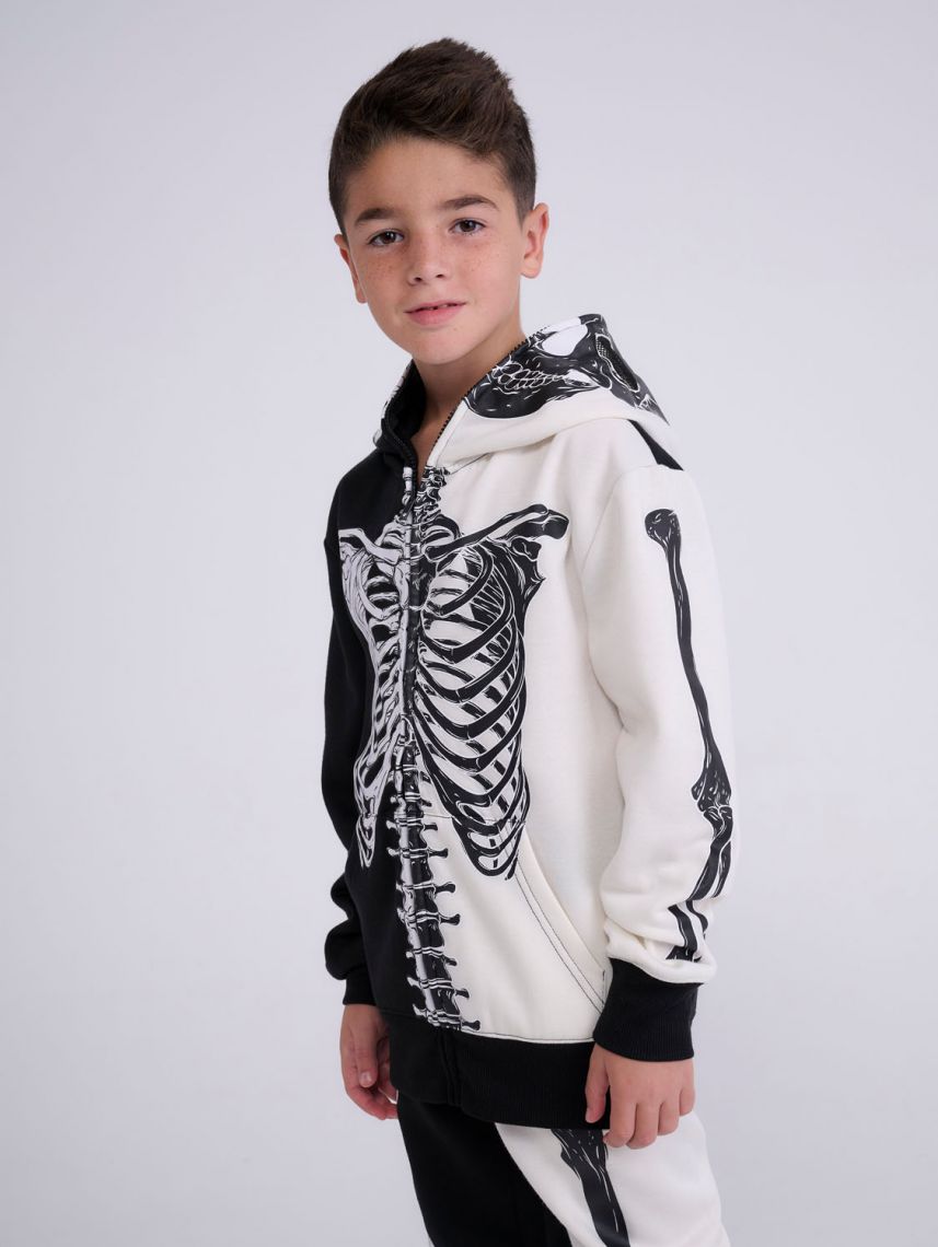 קפוצ’ון מסיכה שלד