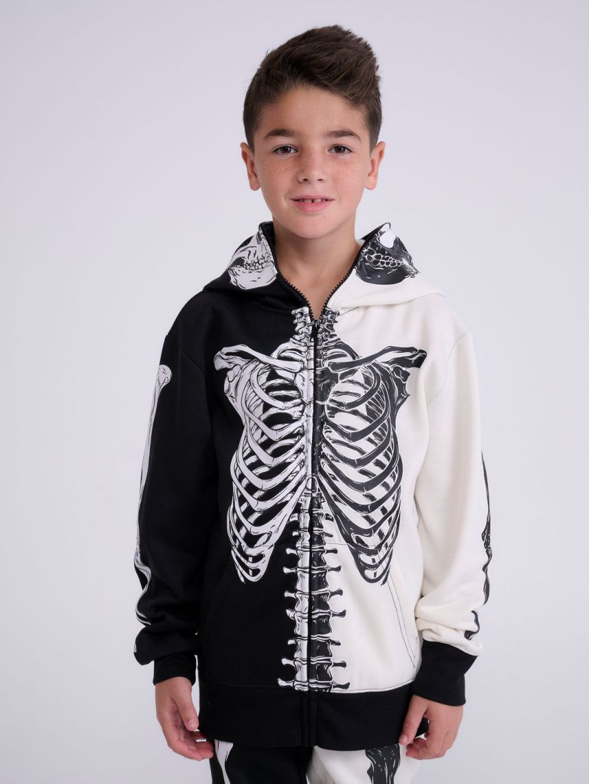 קפוצ’ון מסיכה שלד