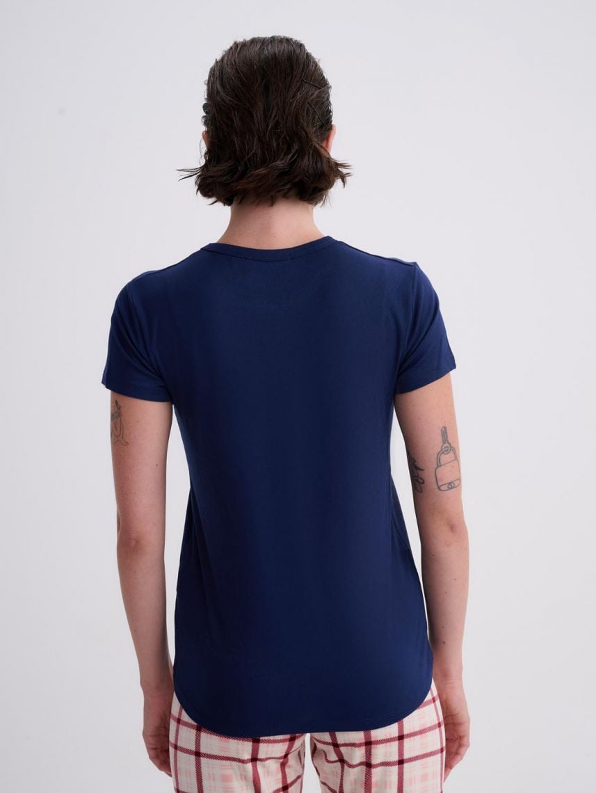 טי-שירט פיג’מה קצרה