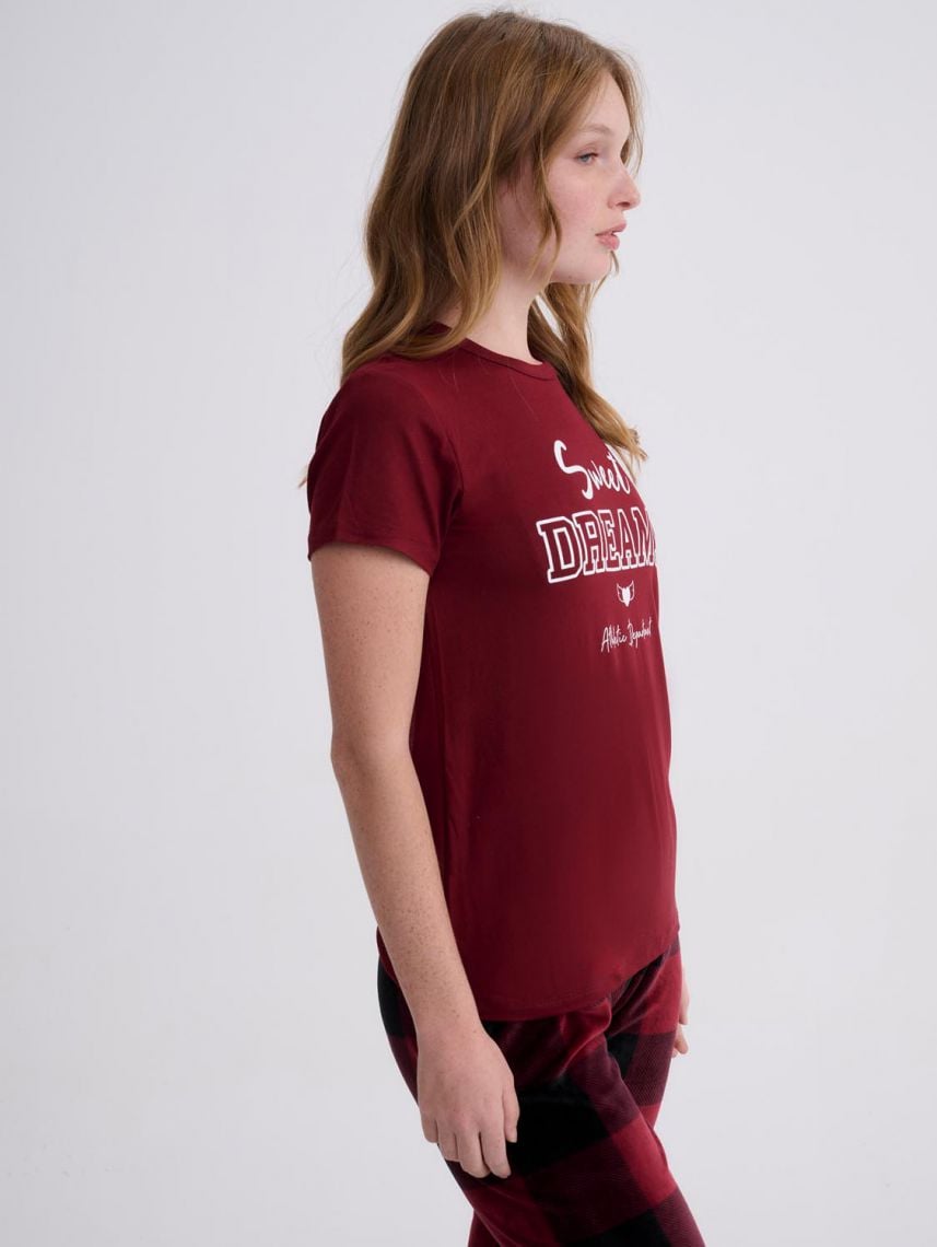 טי-שירט פיג’מה קצרה