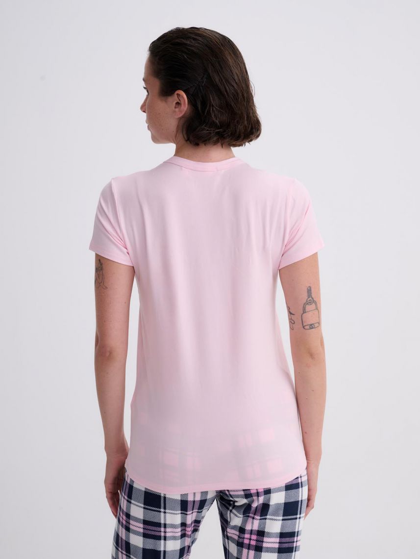 טי-שירט פיג’מה קצרה