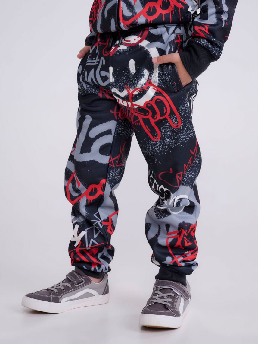 מכנסי פוטר גרפיטי