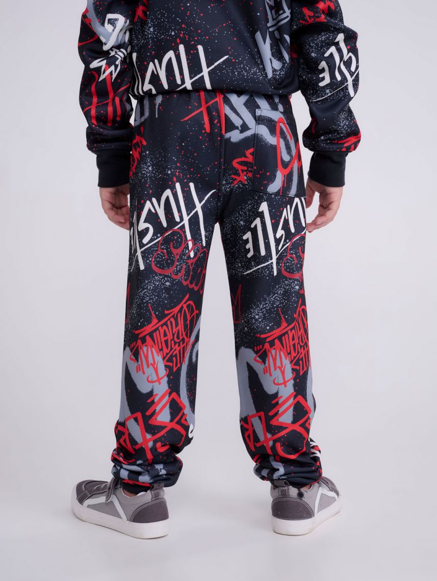 מכנסי פוטר גרפיטי