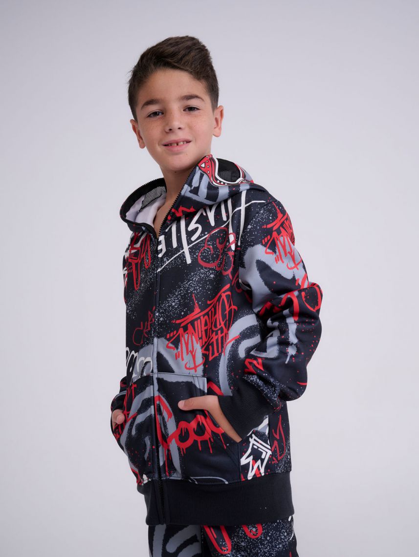 קפוצ’ון מסיכה גרפיטי