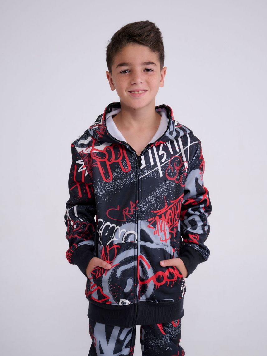 קפוצ’ון מסיכה גרפיטי