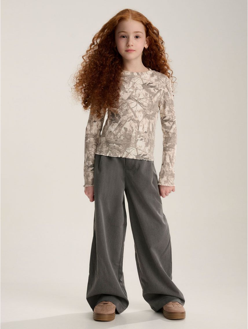 מכנסי WIDE LEG מחוייטים