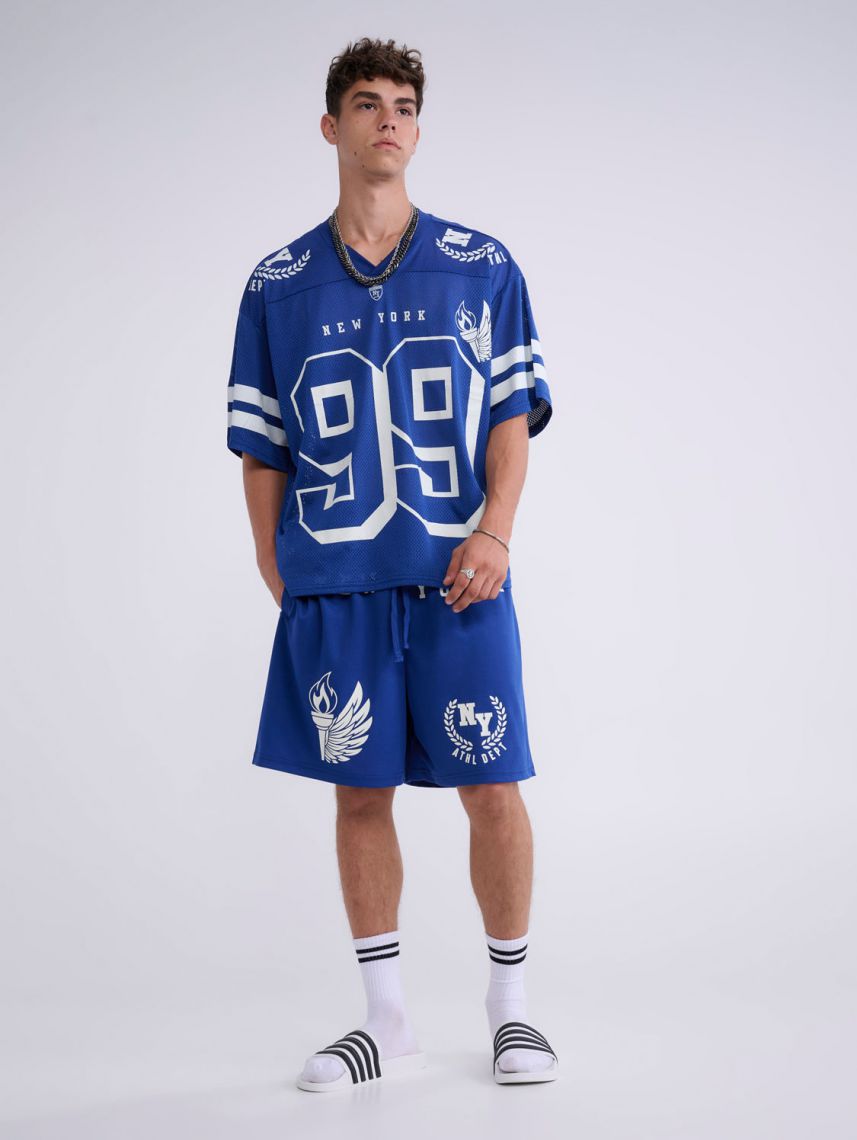 מכנסי רשת NY קצרים